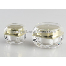 New Style Square Plastic Cream Cosmetic Jar